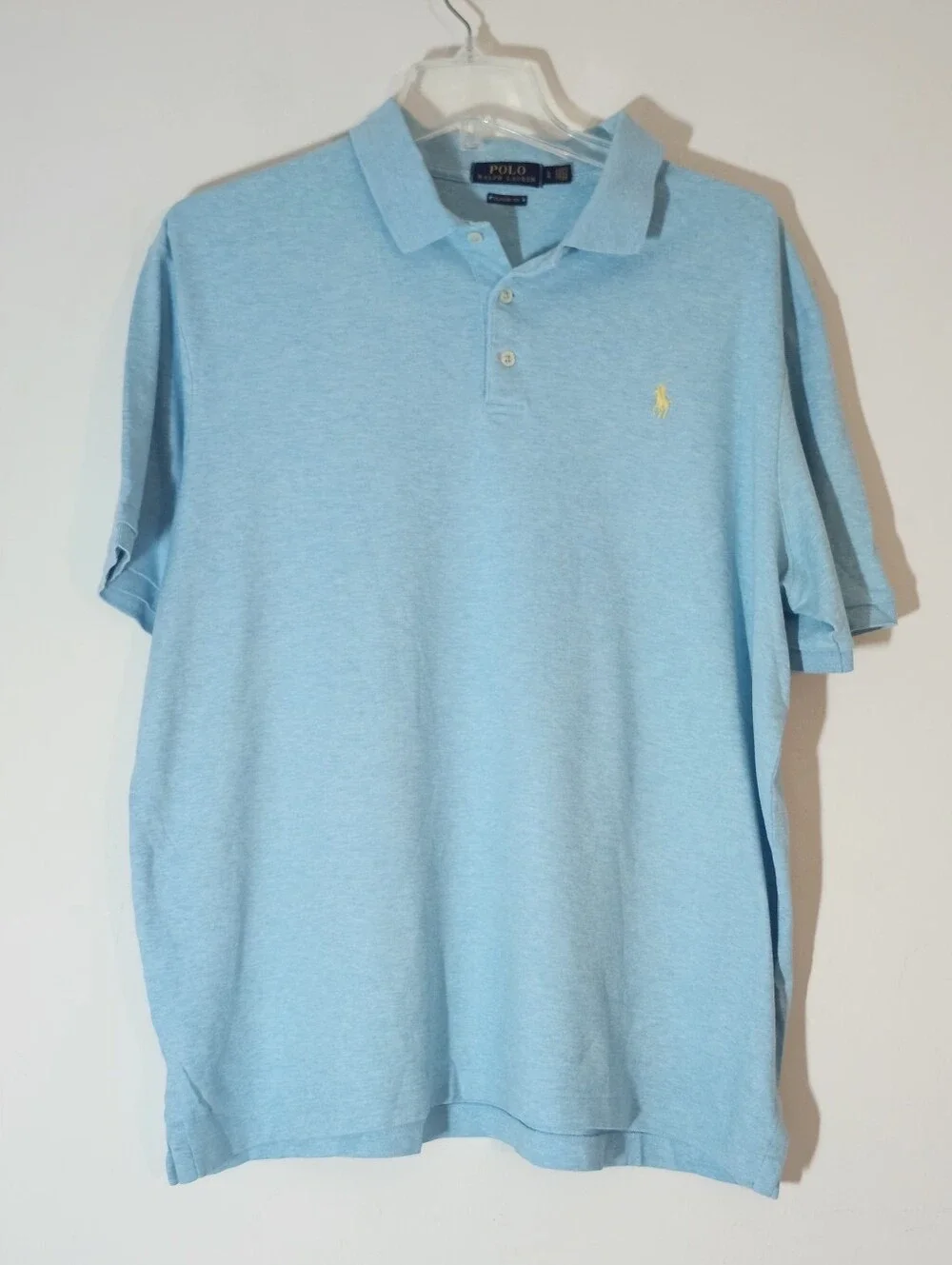 Polo Ralph Lauren Classic Fit 100% Cotton Short Sleeve Shirt Size:L Color: Turq